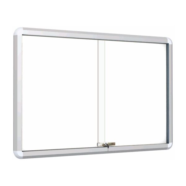 Ball Bearing Sliding Door Notice Board "Magnetic"