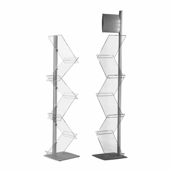 Brochure Stand Zig Zag "Single Leg"