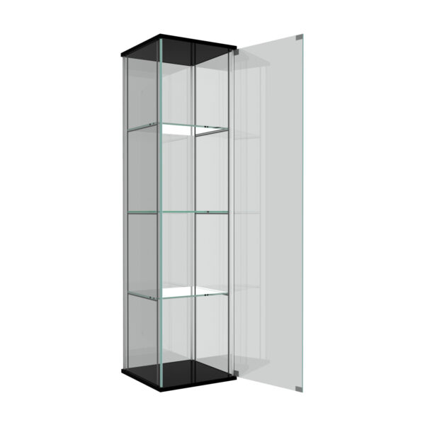 Frameless Glass Tower Showcase - Image 2