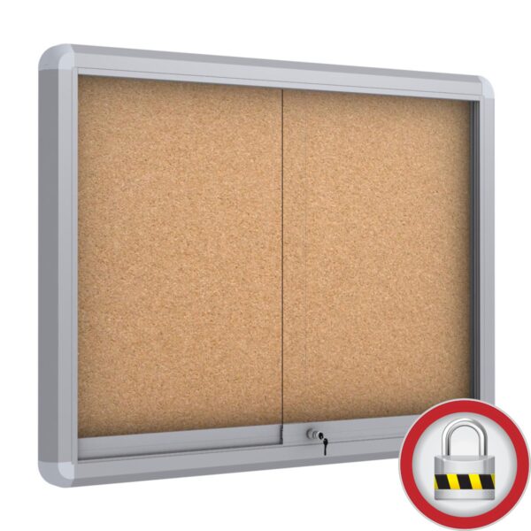 MAXI Roller Sliding Doors Notice Board "Cork" - Image 6