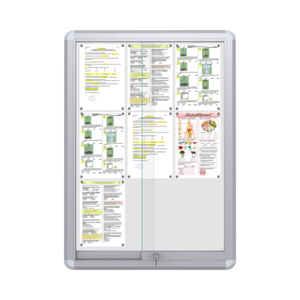 MAXI Roller Sliding Doors Notice Board "Magnetic"