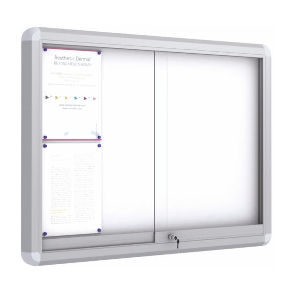 MAXI Roller Sliding Doors Notice Board "Magnetic" - Image 4