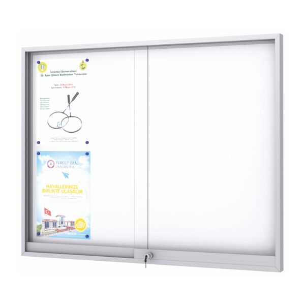 MIDI Sliding Doors Noticeboard "Magnetic"