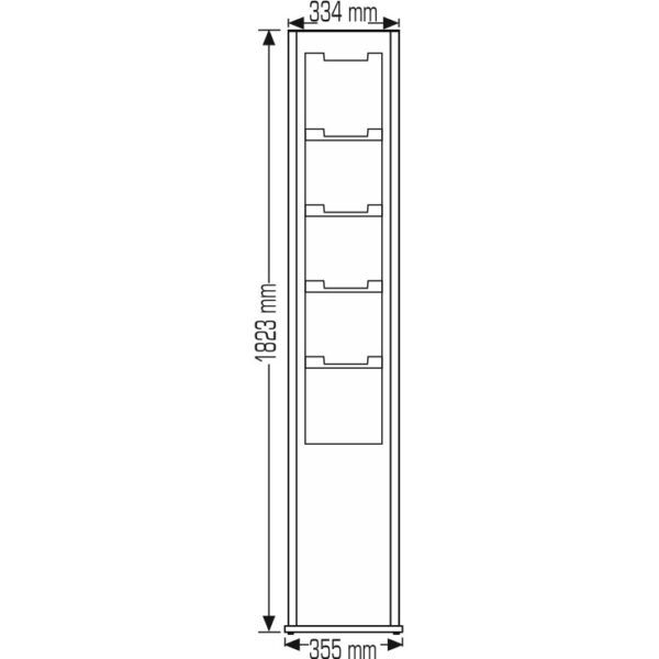 Totem Brochure Holder "2 Sided" - Image 6