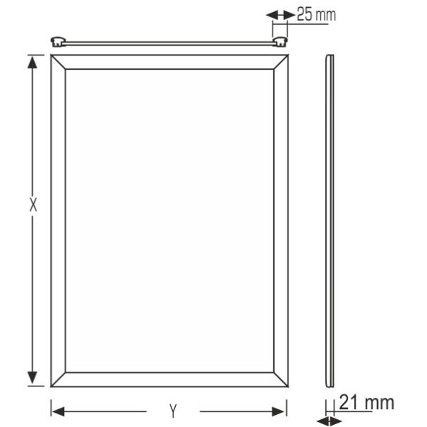 Slim Led Frame - 25 mm Single Sided - Image 6