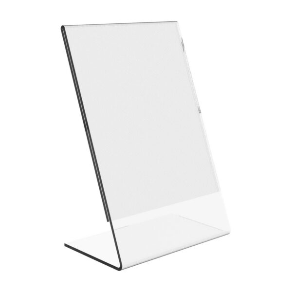 Acrylic Slant Back Sign Holder - Image 3