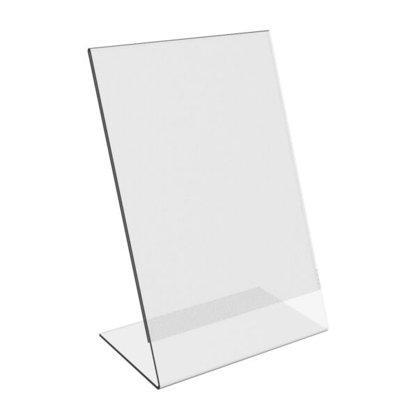 Acrylic Slant Back Sign Holder - Image 5