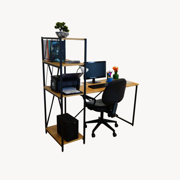 Simplex – Desk With Shelves - Image 2