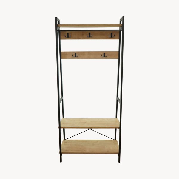 Carri – Entryway Coat Rack with Shoe Storage - Image 5