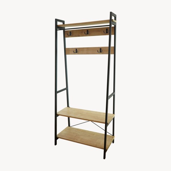 Carri – Entryway Coat Rack with Shoe Storage - Image 6