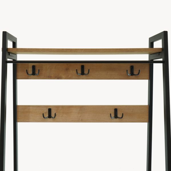 Carri – Entryway Coat Rack with Shoe Storage - Image 7